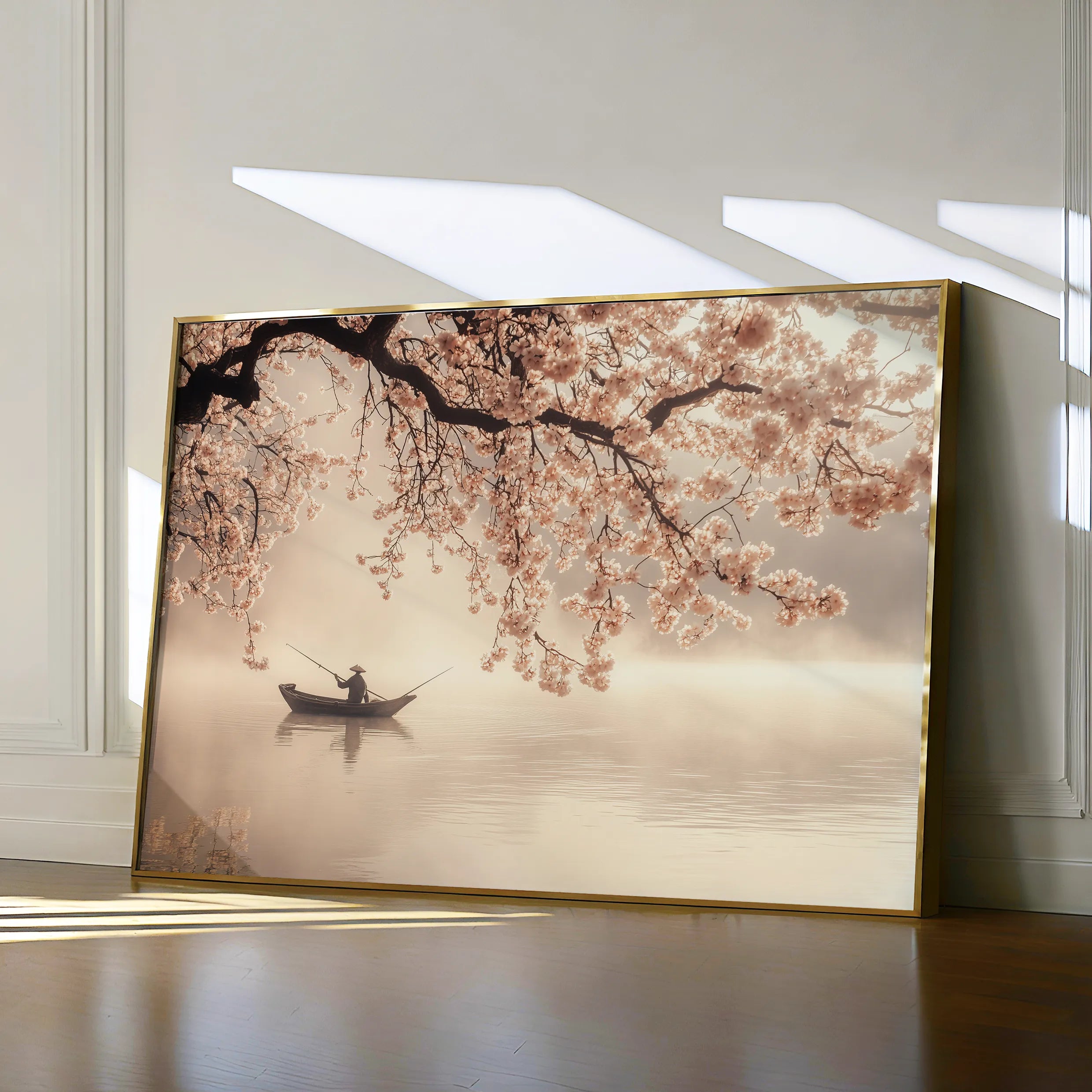 Landscape 209 Canvas Art 18" x 24" / 45 x 60 cm / Black