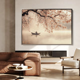 Landscape 209 Canvas Art 18" x 24" / 45 x 60 cm / Black