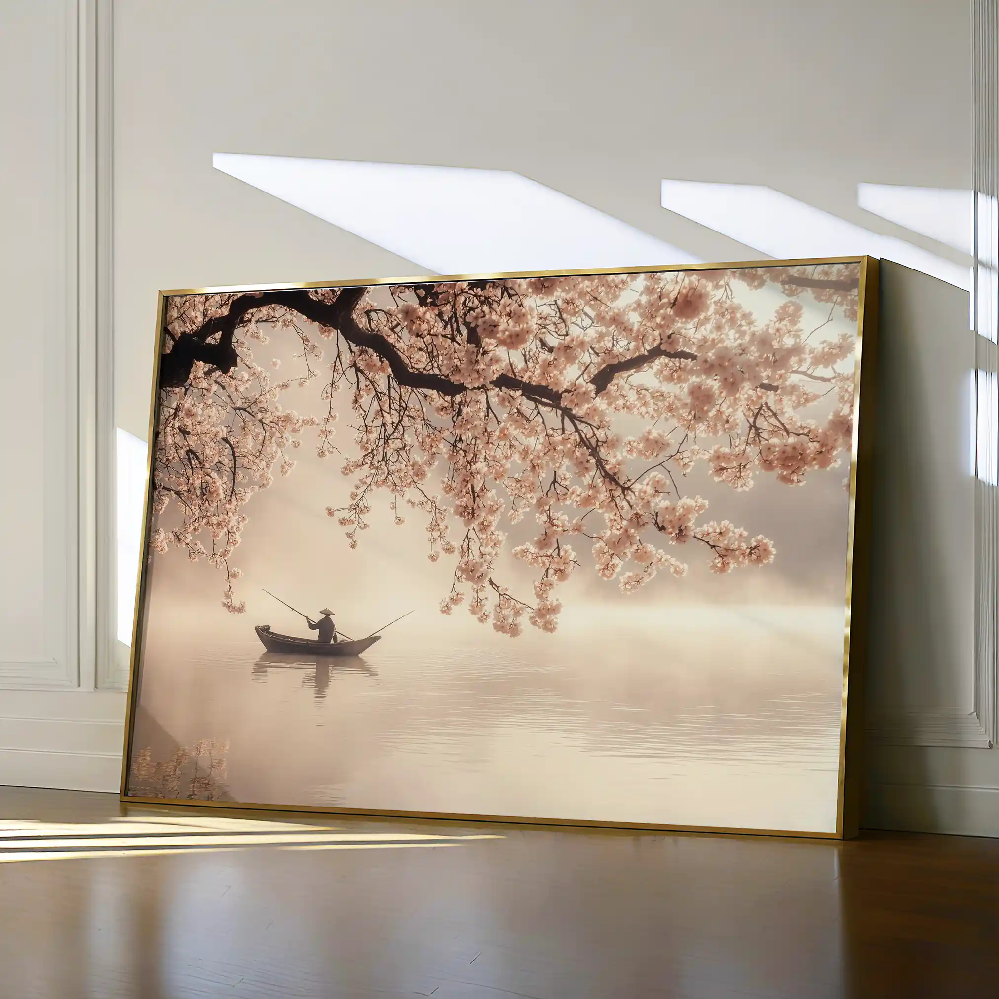 Landscape 209 Canvas Art 60 x 40 cm / Black