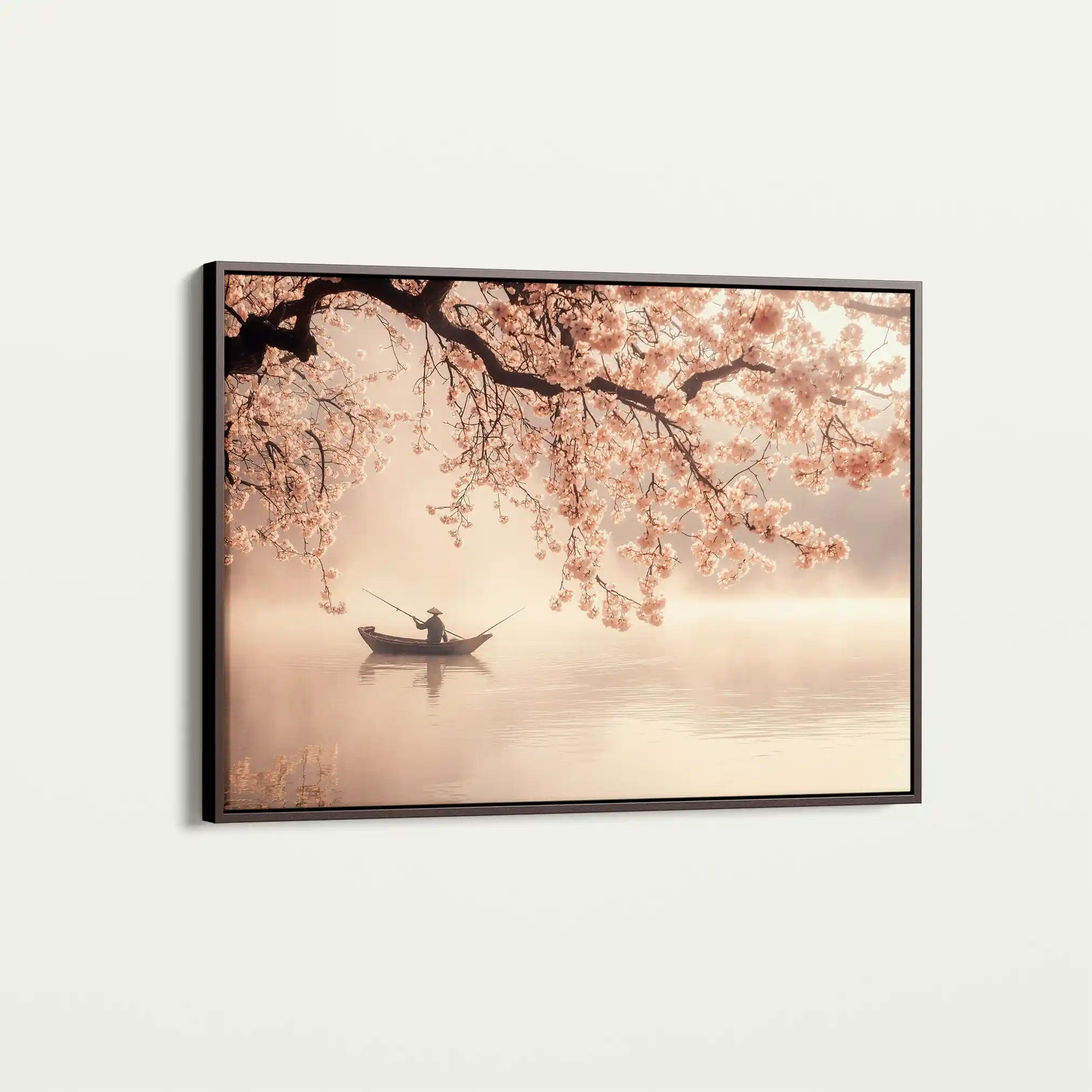 Landscape 209 Canvas Art 60 x 40 cm / Black