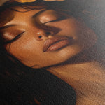 Portrait 209 Canvas Art 18" x 24" / 45 x 60 cm / Black