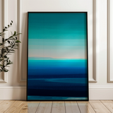 Abstract 2090 Canvas Art 18" x 24" / 45 x 60 cm / Black