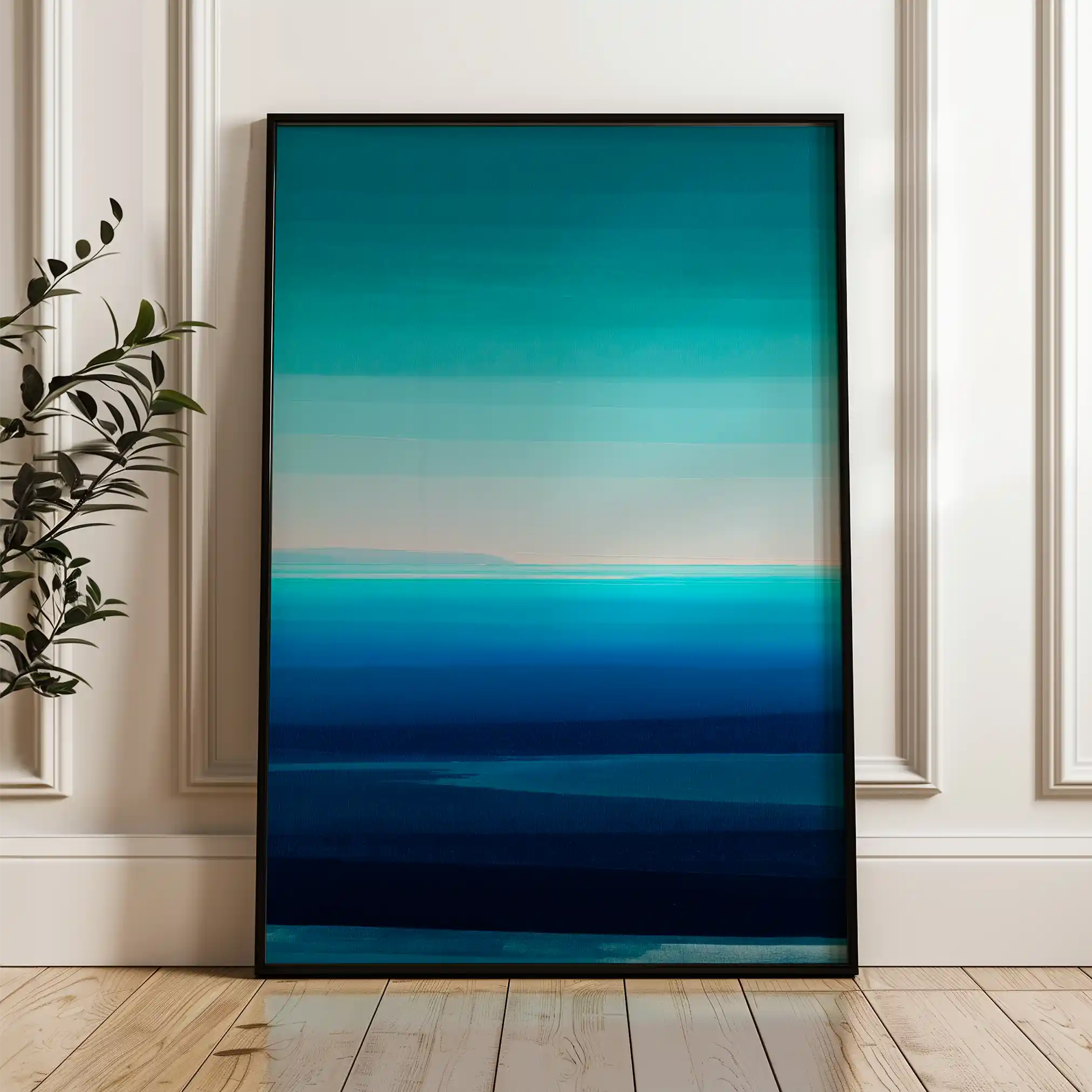 Abstract 2090 Canvas Art 60 x 40 cm / Black