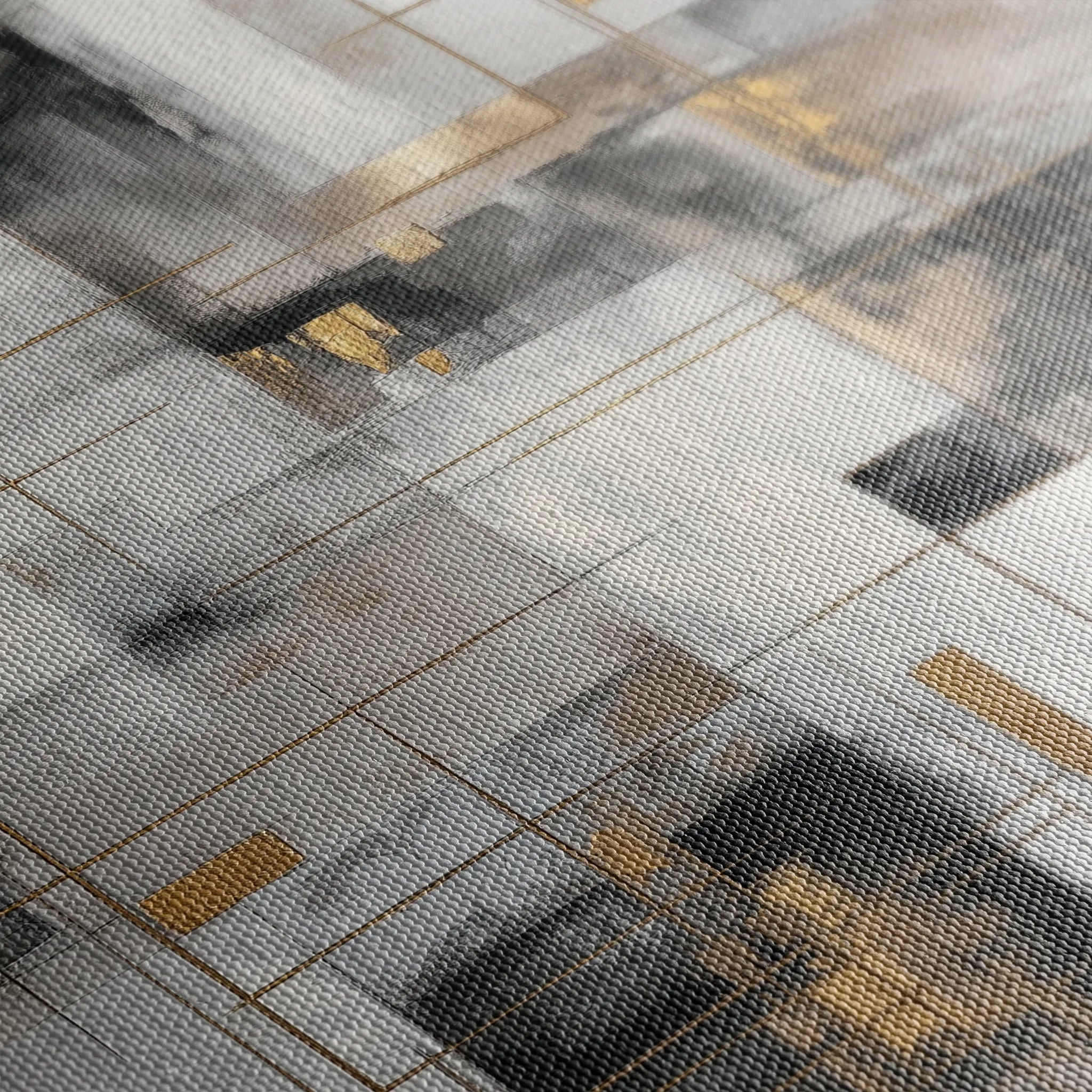 Abstract 2094 Canvas Art 18" x 24" / 45 x 60 cm / Black