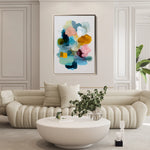 Abstract 2095 Canvas Art 18" x 24" / 45 x 60 cm / Black