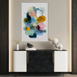 Abstract 2095 Canvas Art 18" x 24" / 45 x 60 cm / Black