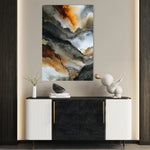 Abstract 2096 Canvas Art 18" x 24" / 45 x 60 cm / Black