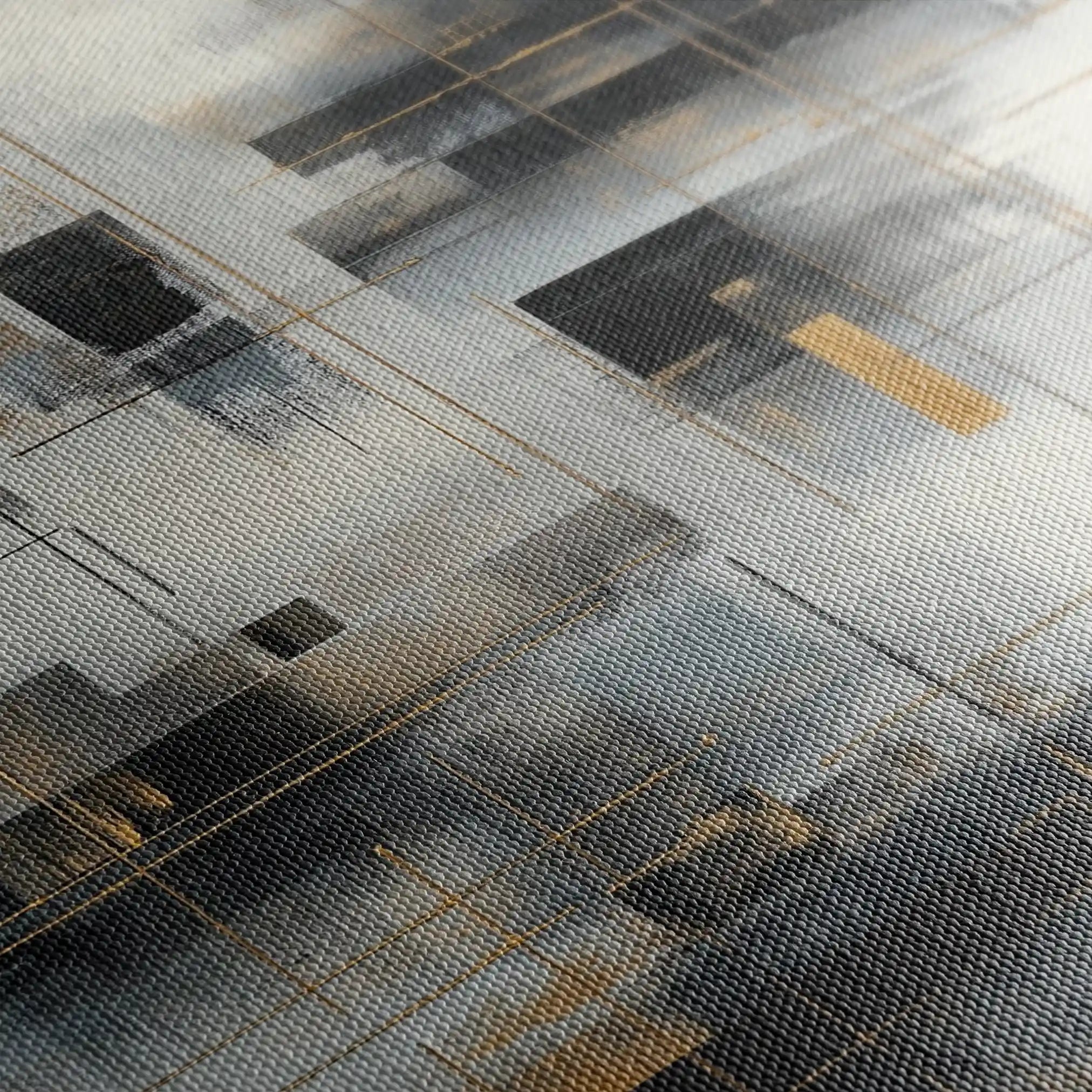 Abstract 2097 Canvas Art 60 x 40 cm / Black