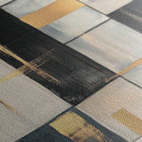 Abstract 2098 Canvas Art 18" x 24" / 45 x 60 cm / Black