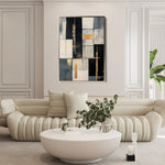 Abstract 2098 Canvas Art 60 x 40 cm / Black