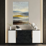 Abstract 2099 Canvas Art 18" x 24" / 45 x 60 cm / Black