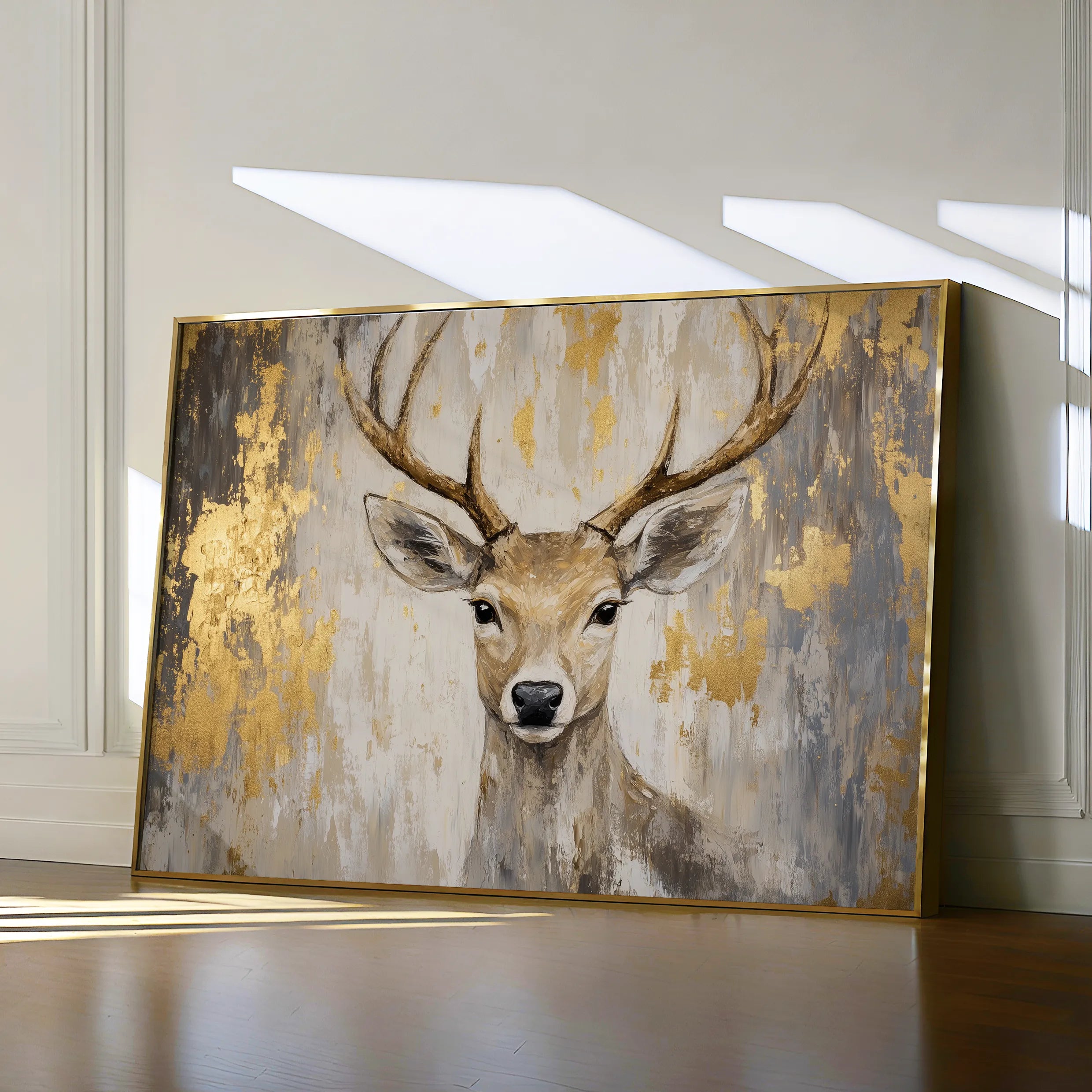 Animals 210 Canvas Art 18" x 24" / 45 x 60 cm / Black