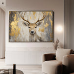 Animals 210 Canvas Art 18" x 24" / 45 x 60 cm / Black