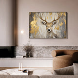 Animals 210 Canvas Art 18" x 24" / 45 x 60 cm / Black