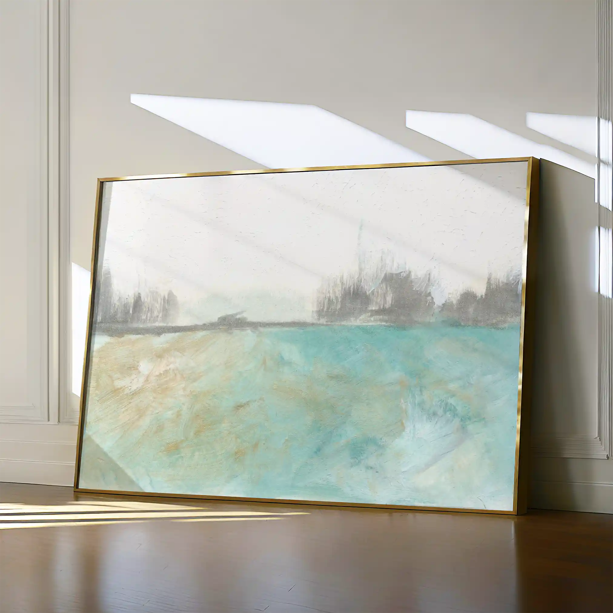 Abstract 210 Canvas Art 60 x 40 cm / Black