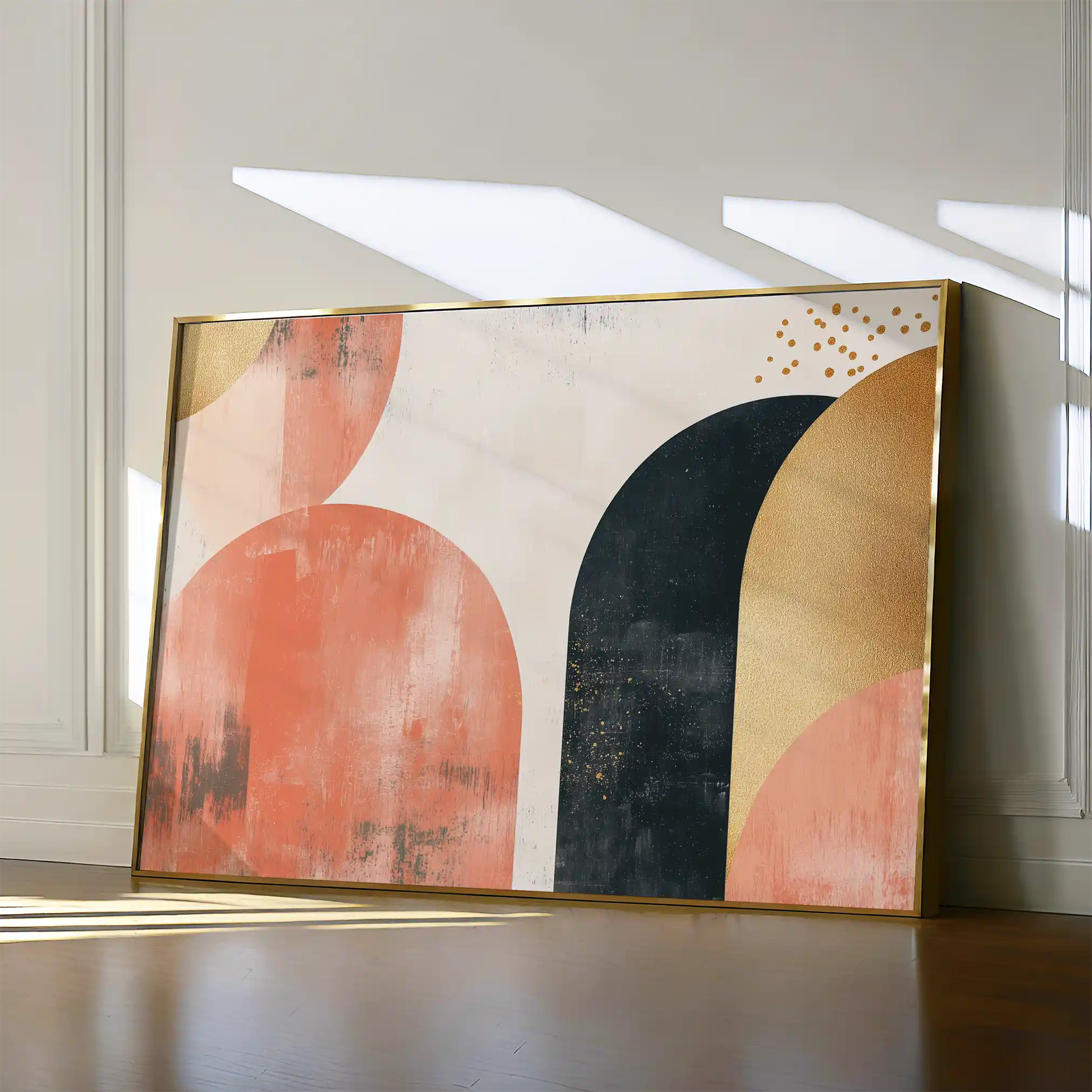 Boho 210 Canvas Art 60 x 40 cm / Black