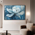 Floral 210 Canvas Art 60 x 40 cm / Black