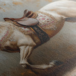 Horses 210 Canvas Art 18" x 24" / 45 x 60 cm / Black