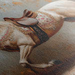 Horses 210 Canvas Art 60 x 40 cm / Black