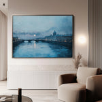 Landscape 210 Canvas Art 18" x 24" / 45 x 60 cm / Black