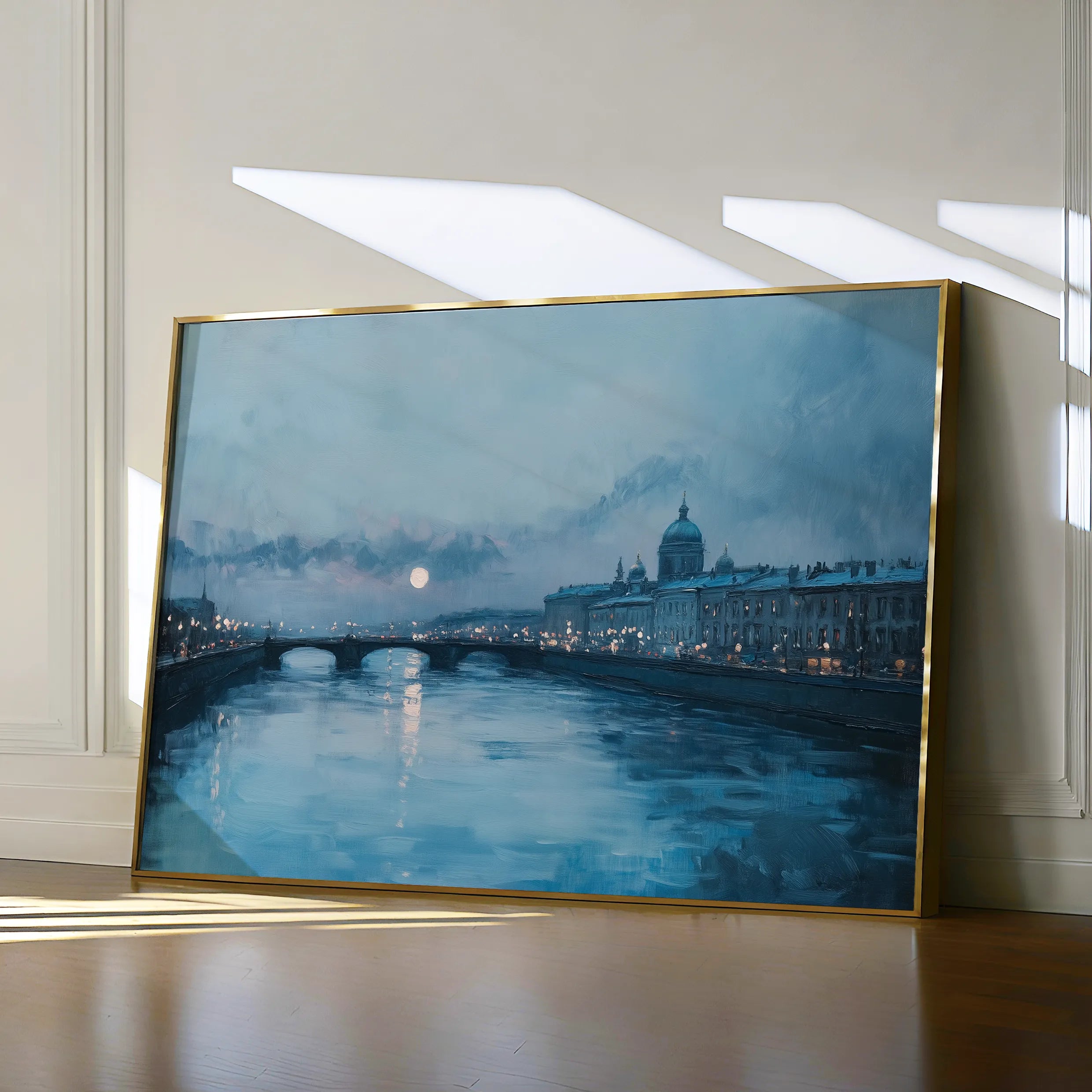 Landscape 210 Canvas Art 18" x 24" / 45 x 60 cm / Black