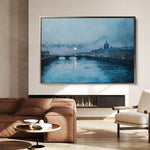 Landscape 210 Canvas Art 18" x 24" / 45 x 60 cm / Black