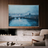 Landscape 210 Canvas Art 18" x 24" / 45 x 60 cm / Black