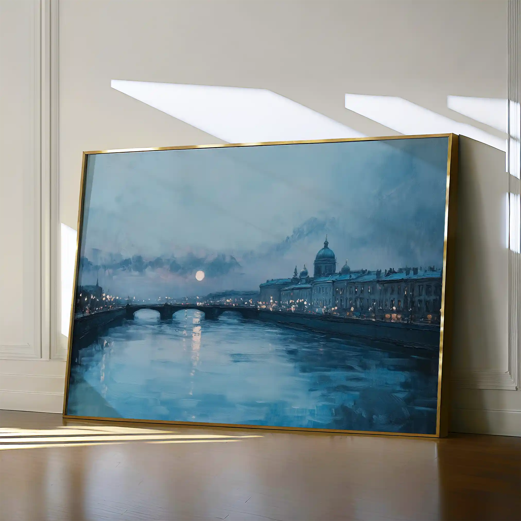 Landscape 210 Canvas Art 60 x 40 cm / Black