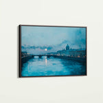 Landscape 210 Canvas Art 60 x 40 cm / Black
