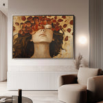 Portrait 210 Canvas Art 18" x 24" / 45 x 60 cm / Black