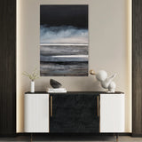 Abstract 2100 Canvas Art 18" x 24" / 45 x 60 cm / Black