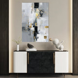 Abstract 2101 Canvas Art 18" x 24" / 45 x 60 cm / Black