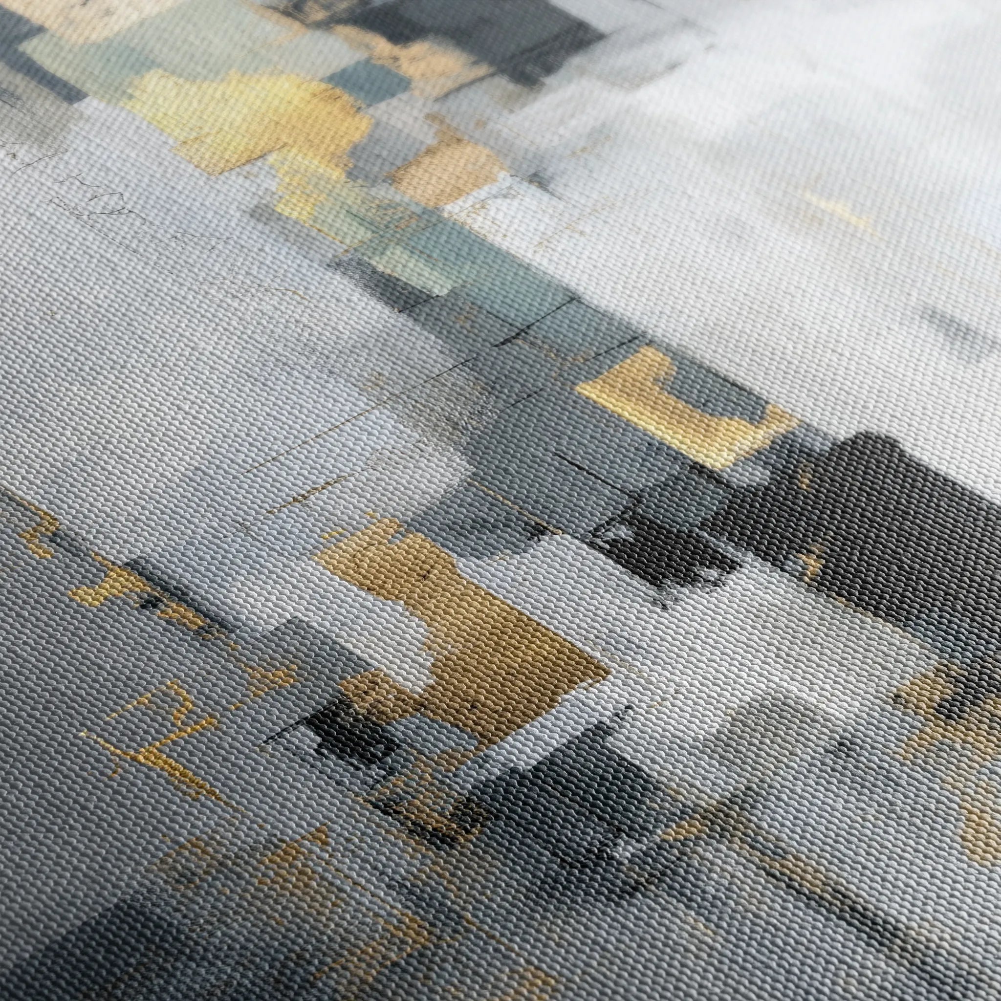 Abstract 2101 Canvas Art 18" x 24" / 45 x 60 cm / Black