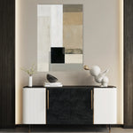 Abstract 2103 Canvas Art 18" x 24" / 45 x 60 cm / Black