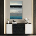 Abstract 2104 Canvas Art 18" x 24" / 45 x 60 cm / Black