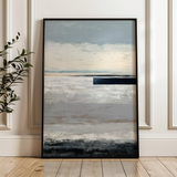 Abstract 2105 Canvas Art 18" x 24" / 45 x 60 cm / Black