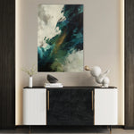 Abstract 2106 Canvas Art 18" x 24" / 45 x 60 cm / Black
