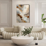 Abstract 2107 Canvas Art 18" x 24" / 45 x 60 cm / Black