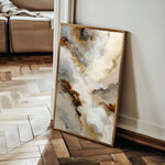 Abstract 2107 Canvas Art 18" x 24" / 45 x 60 cm / Black