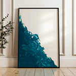 Abstract 211 Canvas Art 18" x 24" / 45 x 60 cm / Black
