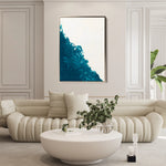 Abstract 211 Canvas Art 18" x 24" / 45 x 60 cm / Black