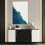 Abstract 211 Canvas Art 18" x 24" / 45 x 60 cm / Black