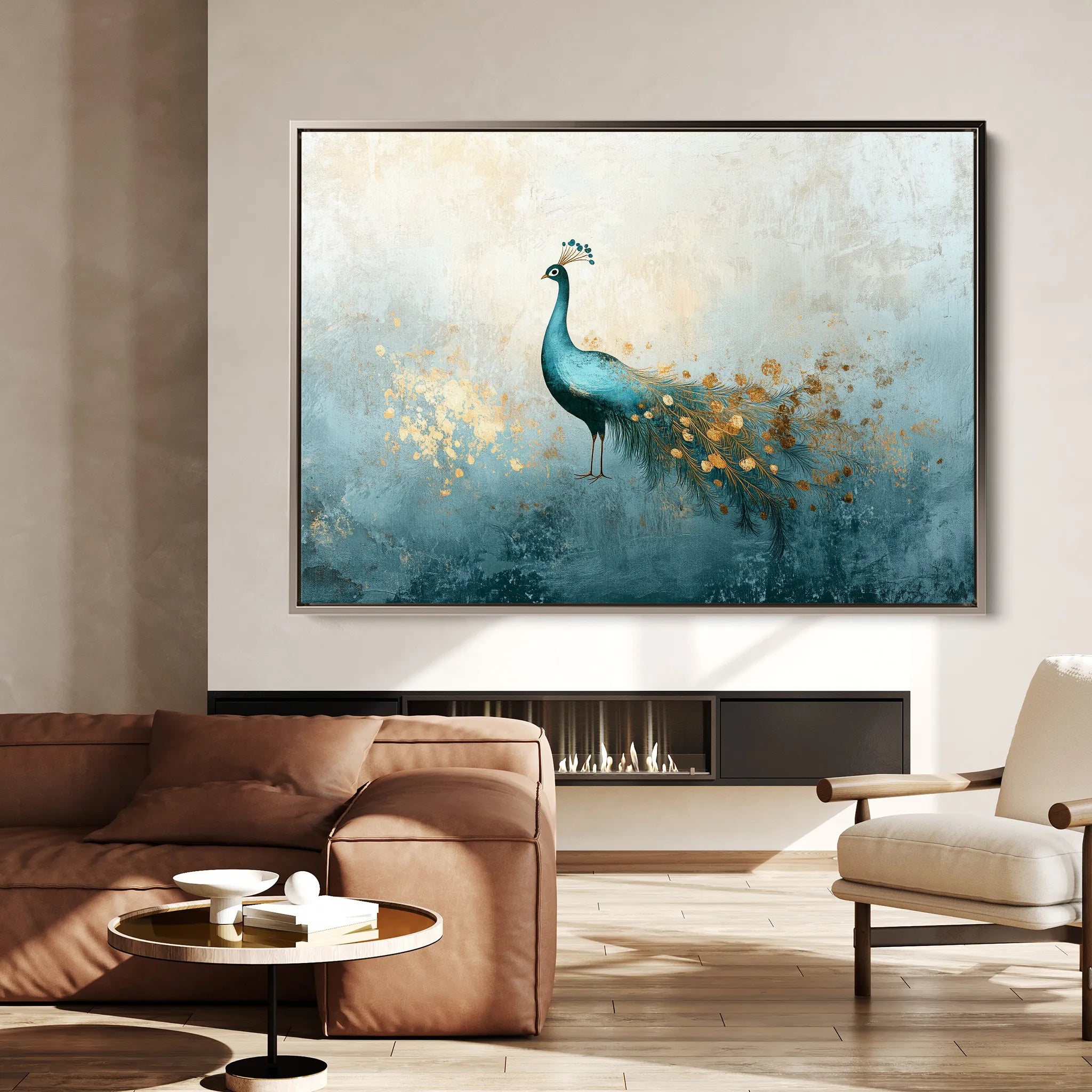 Animals 211 Canvas Art 18" x 24" / 45 x 60 cm / Black