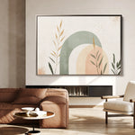 Boho 211 Canvas Art 18" x 24" / 45 x 60 cm / Black