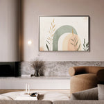 Boho 211 Canvas Art 18" x 24" / 45 x 60 cm / Black