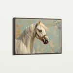 Horses 211 Canvas Art 18" x 24" / 45 x 60 cm / Black