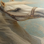 Horses 211 Canvas Art 18" x 24" / 45 x 60 cm / Black