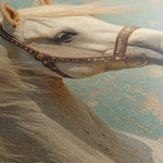 Horses 211 Canvas Art 60 x 40 cm / Black