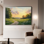 Landscape 211 Canvas Art 18" x 24" / 45 x 60 cm / Black