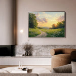 Landscape 211 Canvas Art 18" x 24" / 45 x 60 cm / Black
